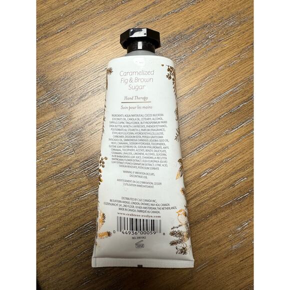 Crabtree & Evelynn Caramelized Fig & Brown Sugar Hand Therapy NEW lotion - Picture 3 of 3